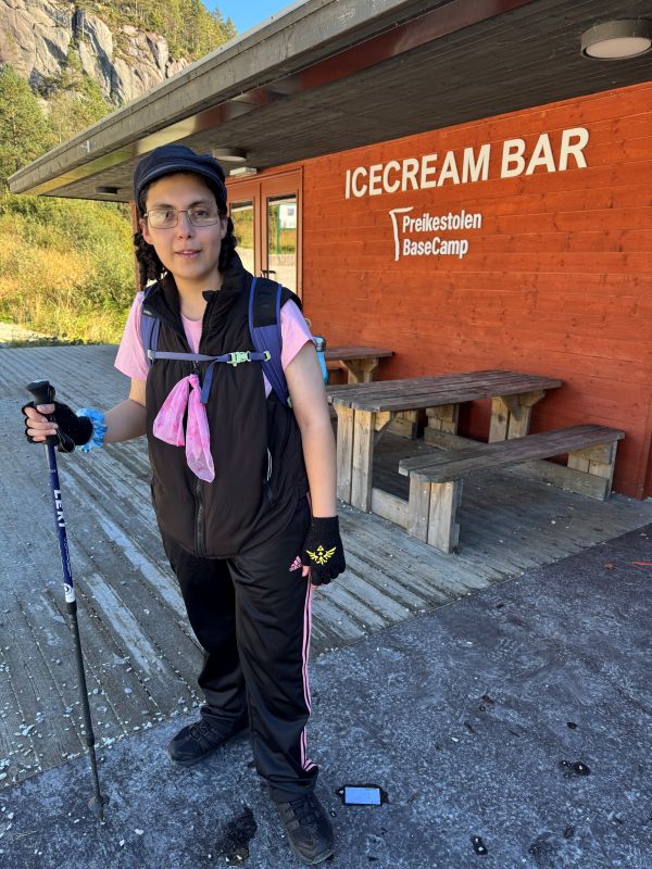 Preikestolen Hike September 2025, at the end of the hike.