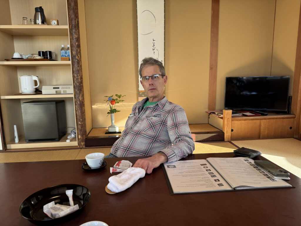 David Rosenfeld, Iwaso ryokan, tea, Miyajima